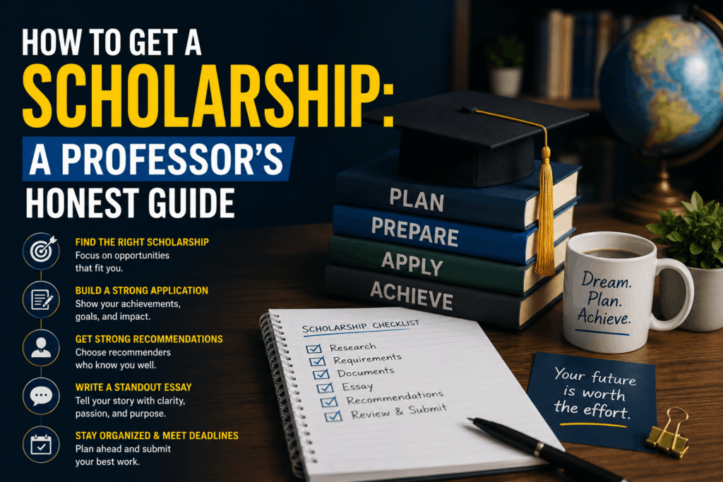 How to Get a Scholarship: A Professor’s Honest Guide